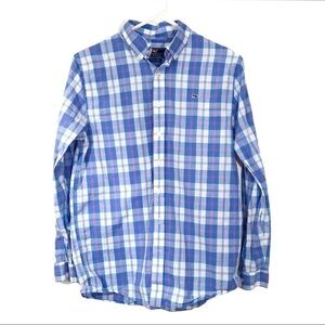 Vineyard Vines Plaid Whale Shirt Button Down